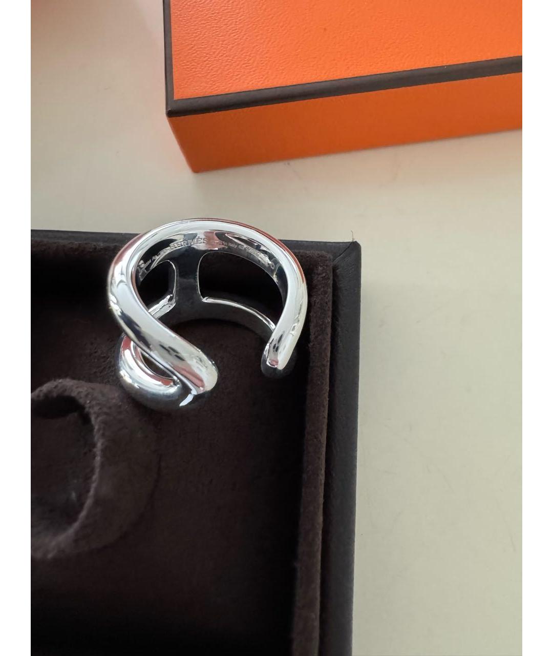 HERMES Серебряное серебряное кольцо, фото 2