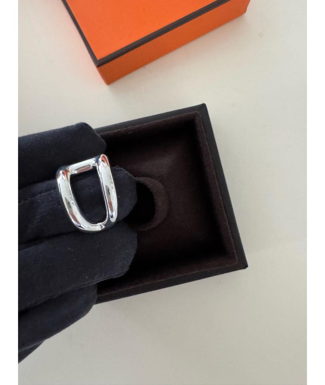 HERMES Серебряное серебряное кольцо, фото 7