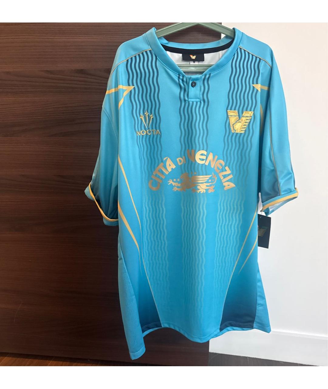 NIKE Бирюзовая синтетическая футболка, фото 9