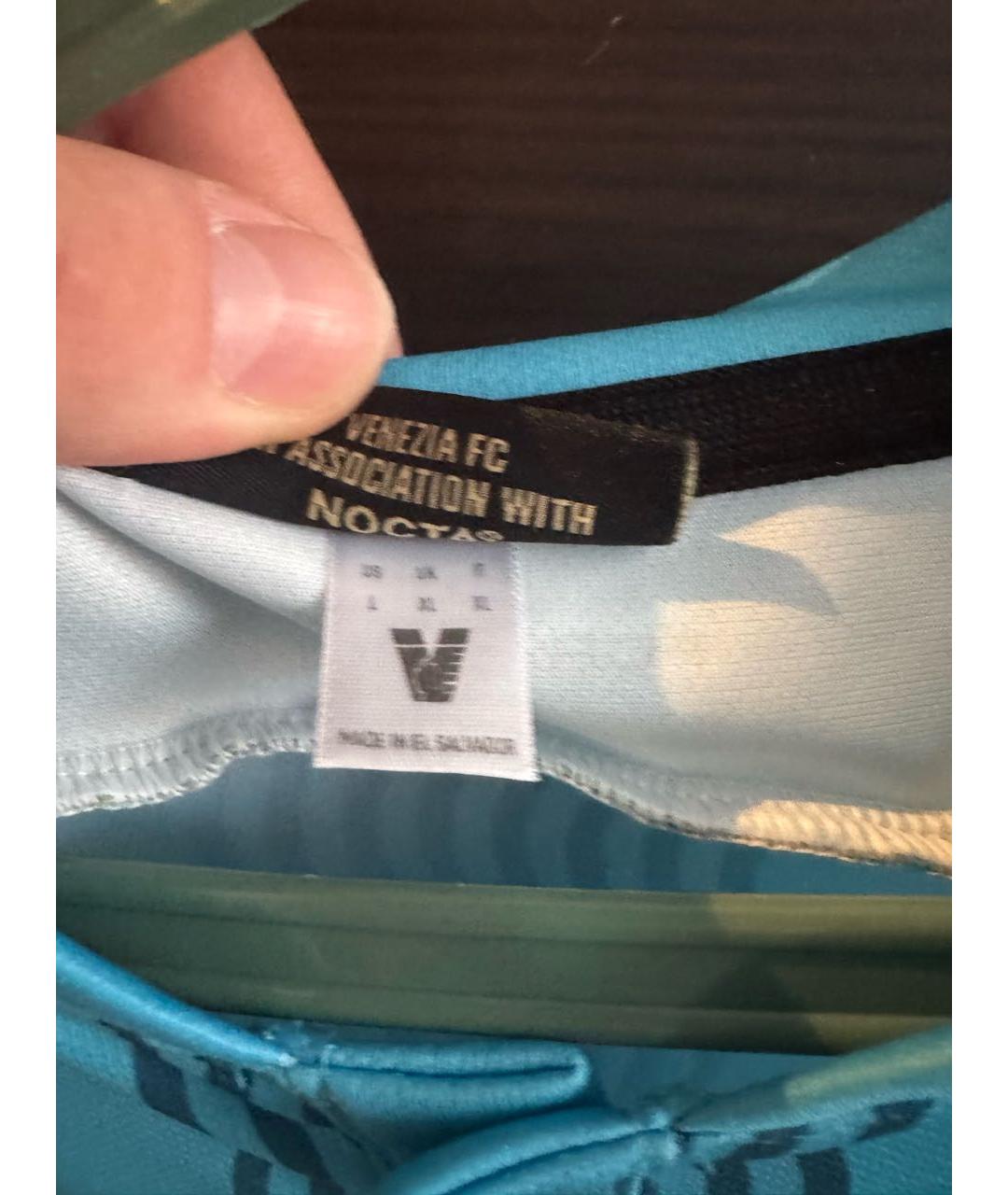 NIKE Бирюзовая синтетическая футболка, фото 6