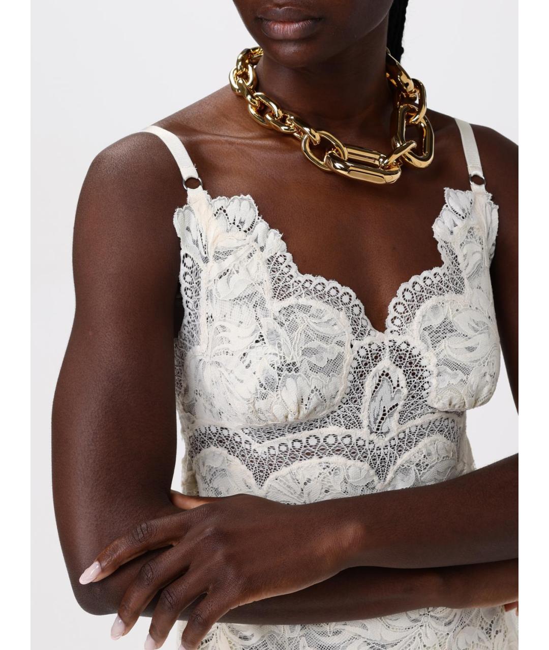 PACO RABANNE Золотое колье, фото 3