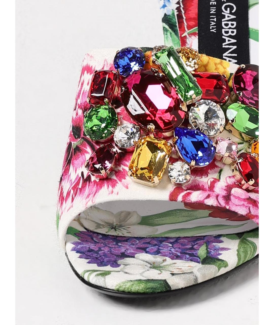 DOLCE&GABBANA Мульти босоножки, фото 4