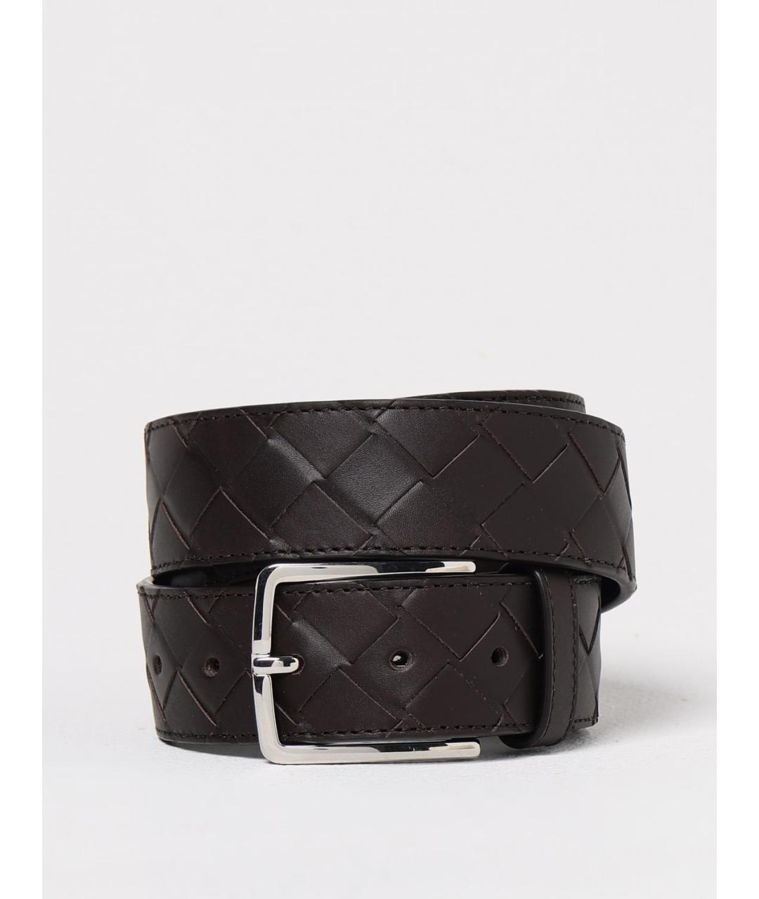 BOTTEGA VENETA Коричневый ремень, фото 3