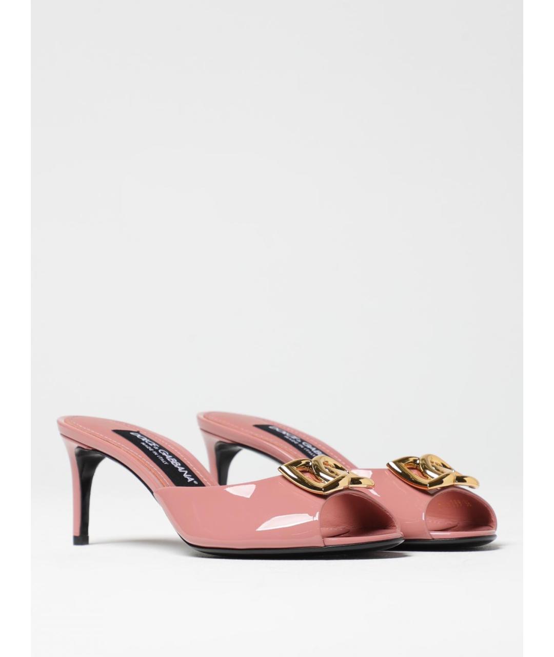 DOLCE&GABBANA Розовые босоножки, фото 2