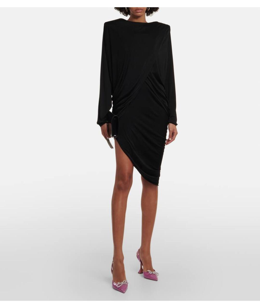 SAINT LAURENT Черное коктейльное платье, фото 6