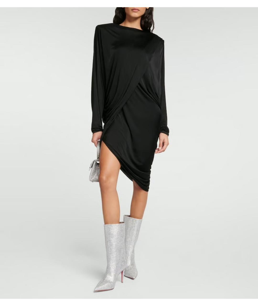 SAINT LAURENT Черное коктейльное платье, фото 2