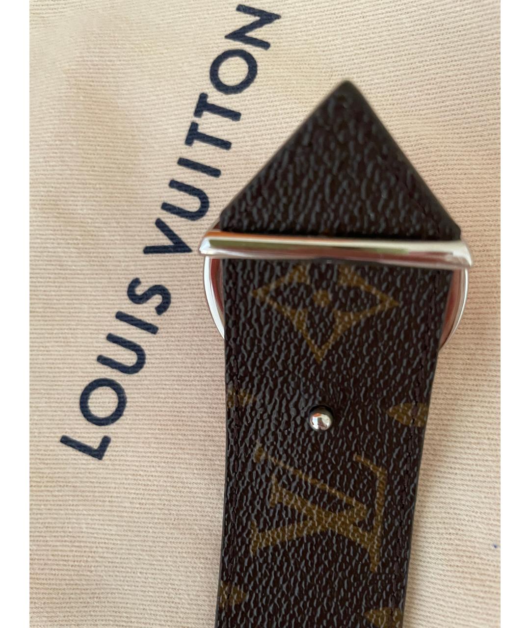 LOUIS VUITTON Розовый кожаный ремень, фото 2
