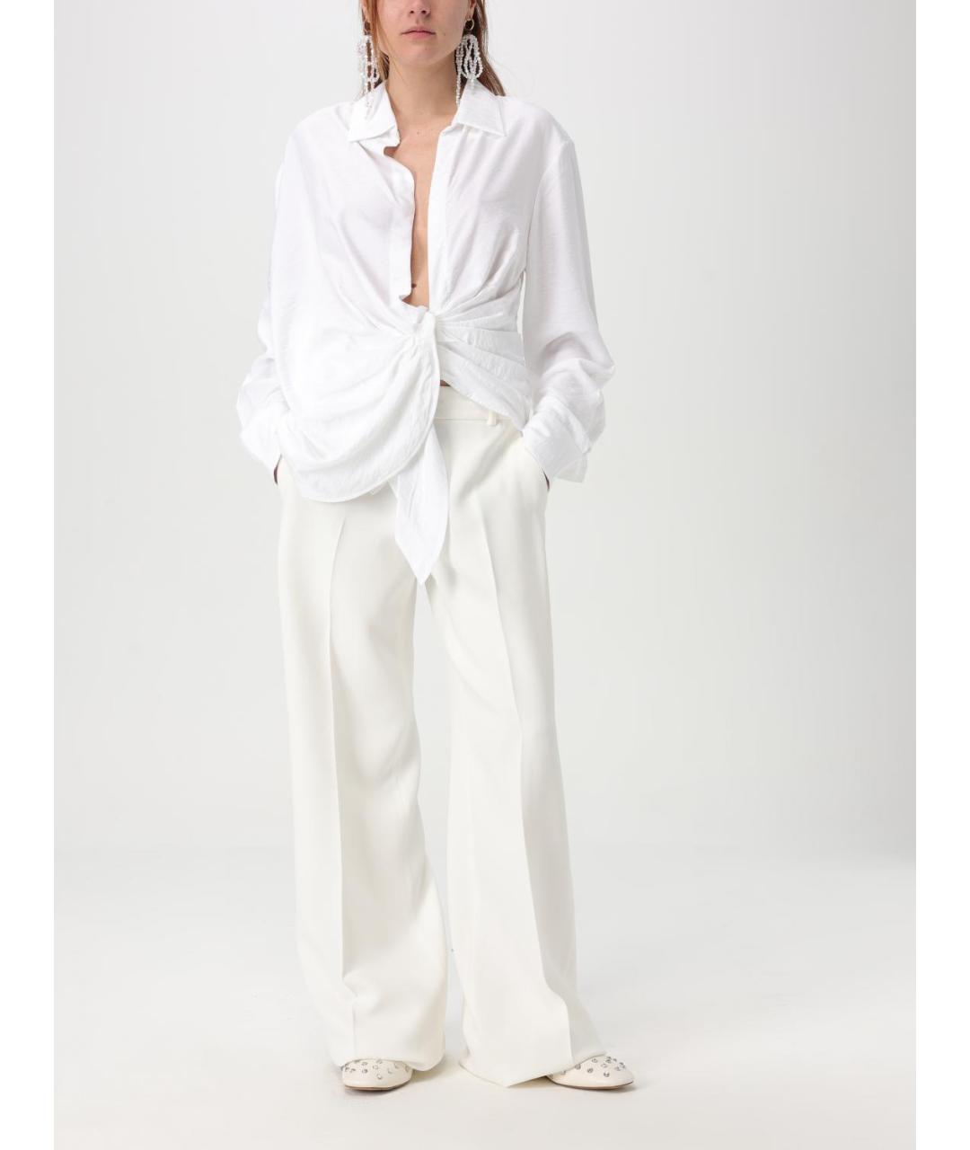 JACQUEMUS Белая рубашка, фото 3