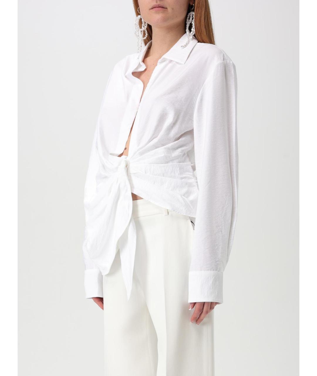 JACQUEMUS Белая рубашка, фото 5