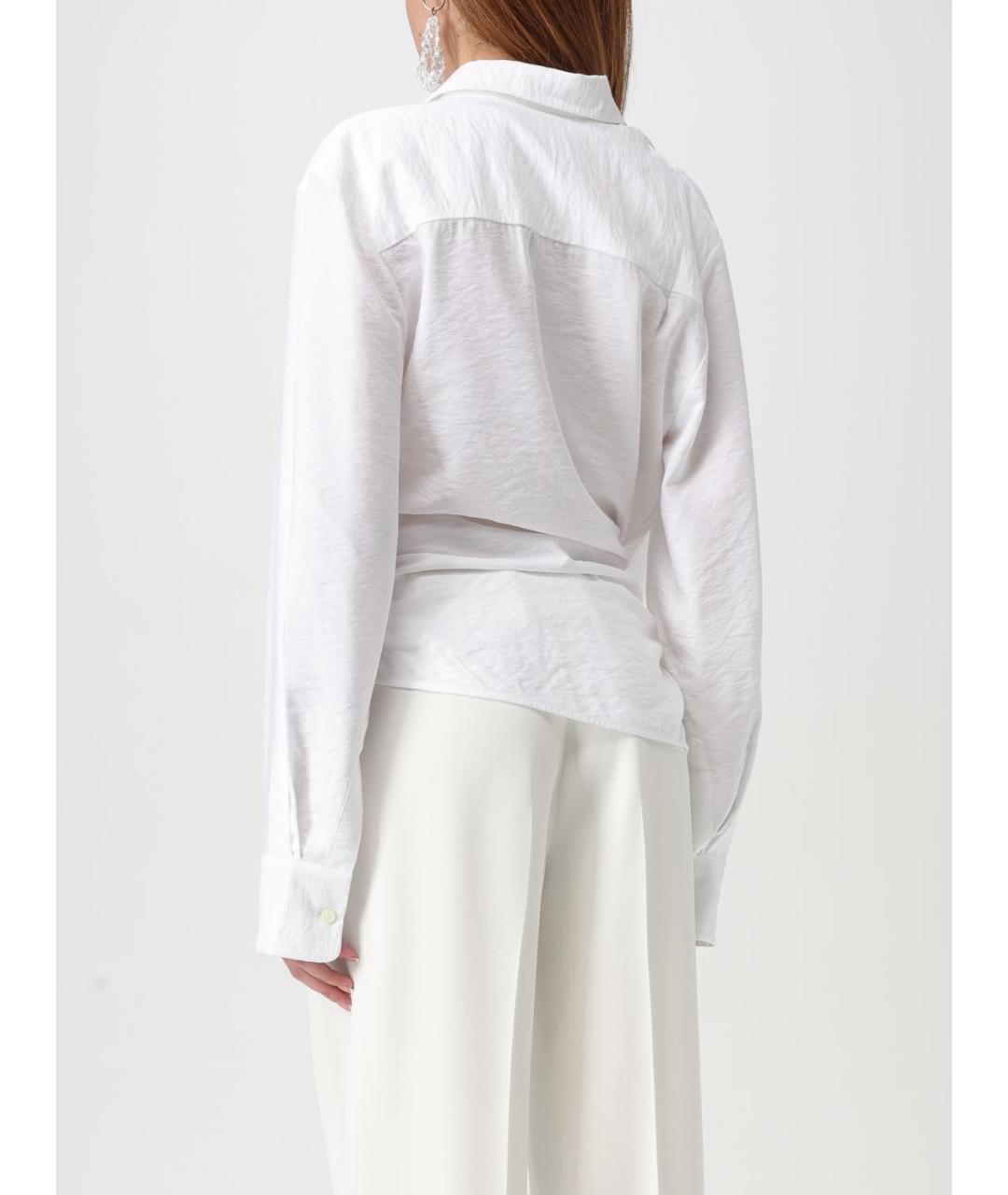 JACQUEMUS Белая рубашка, фото 4