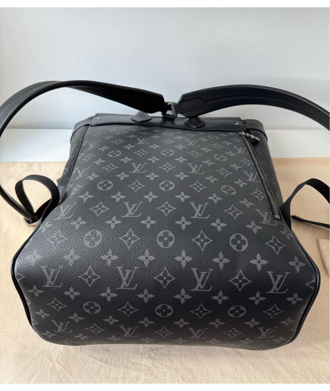 LOUIS VUITTON Черный рюкзак, фото 5