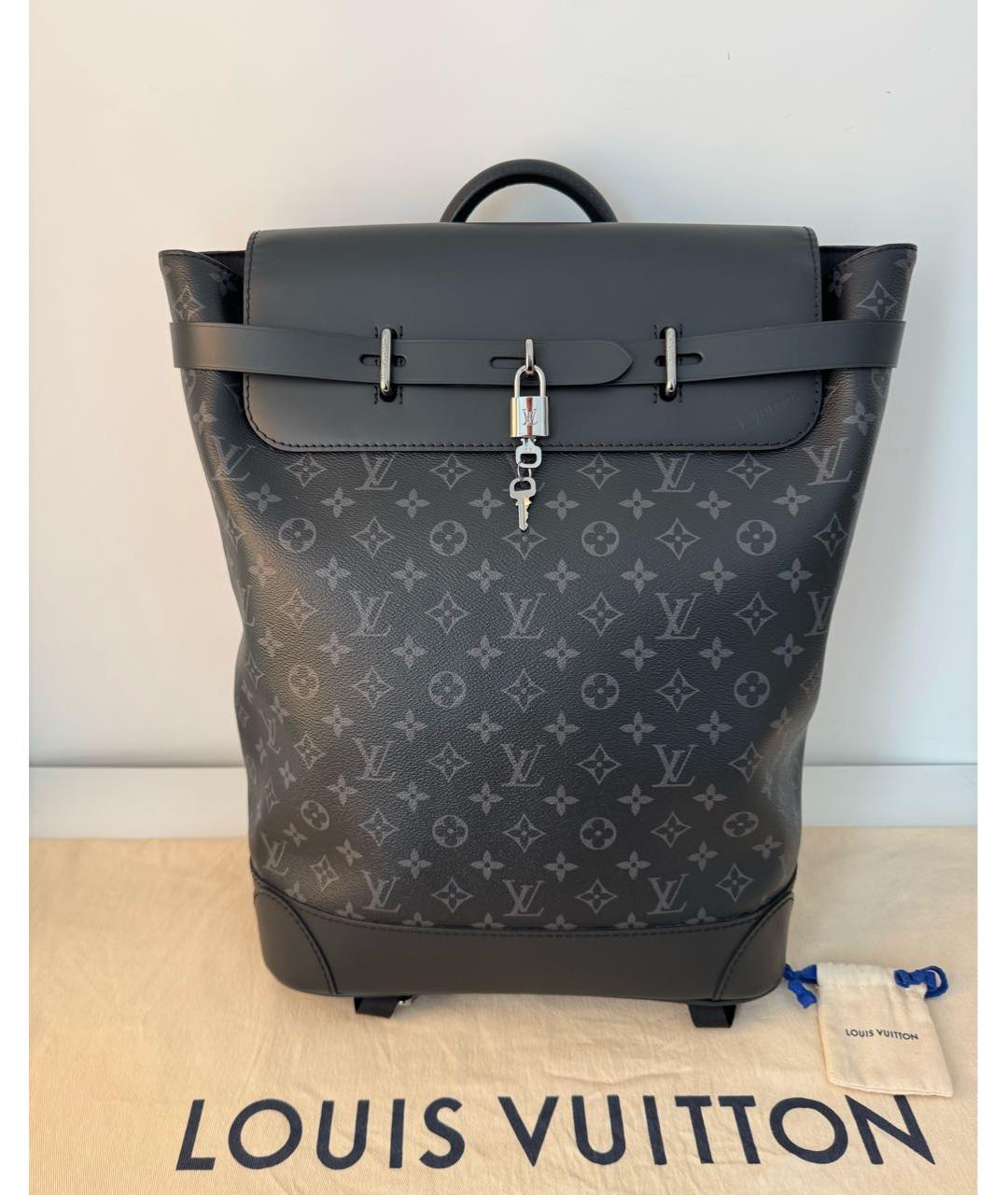 LOUIS VUITTON Черный рюкзак, фото 9