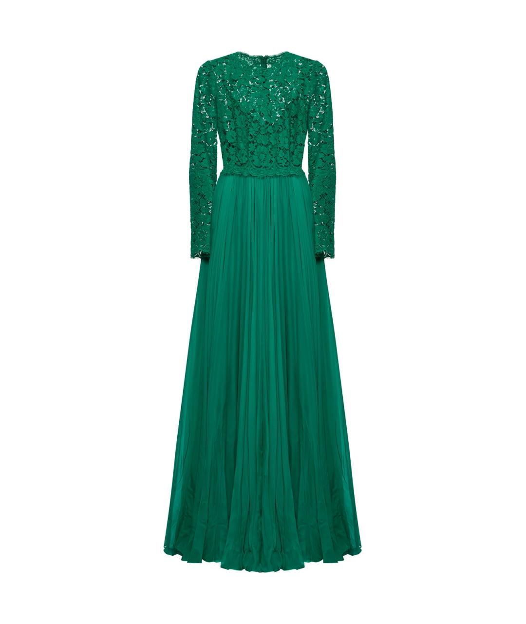 DOLCE&GABBANA Зеленые платье, фото 1