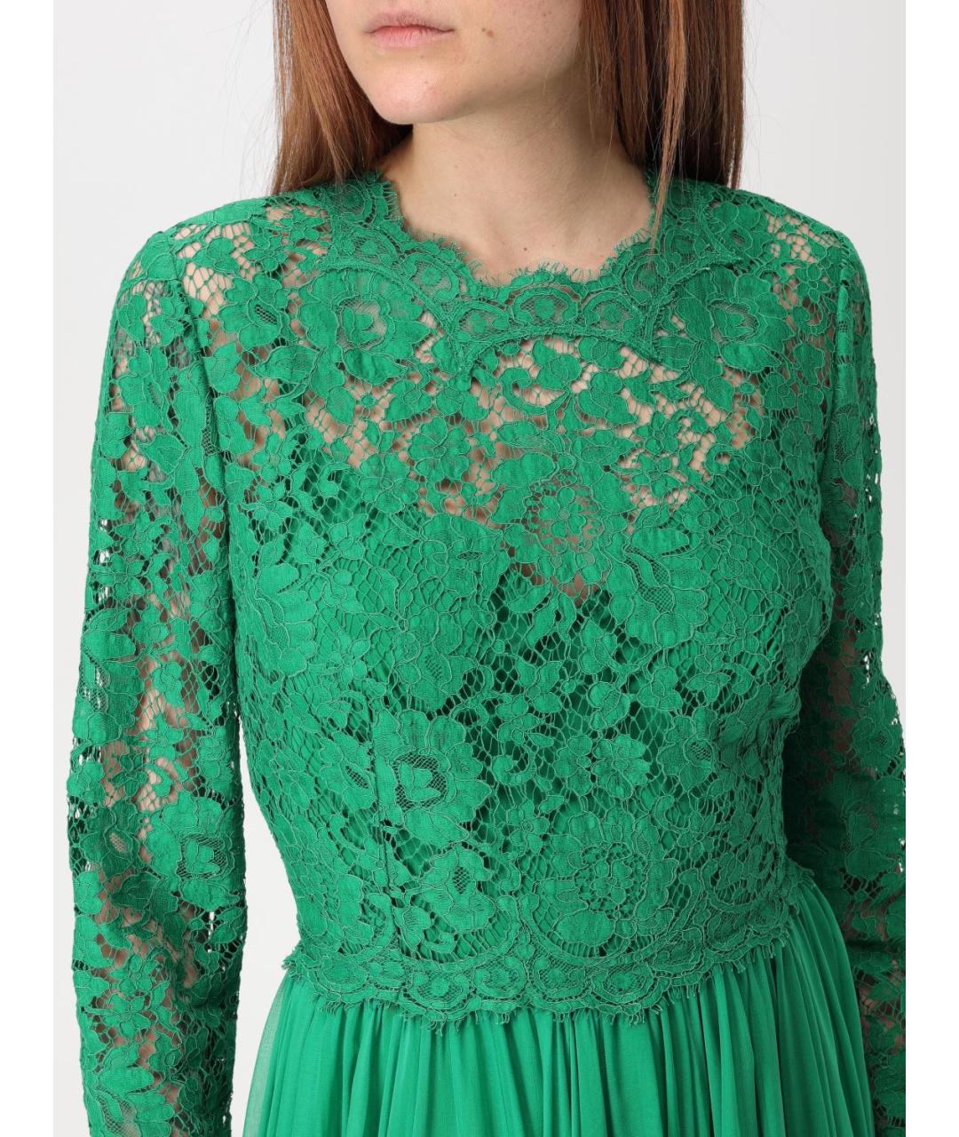 DOLCE&GABBANA Зеленые платье, фото 5