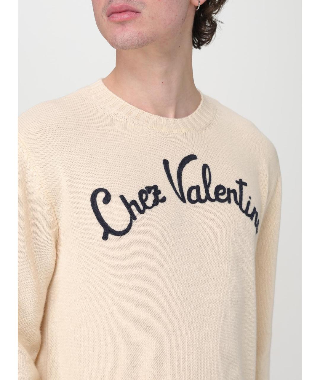 VALENTINO Бежевый джемпер / свитер, фото 6