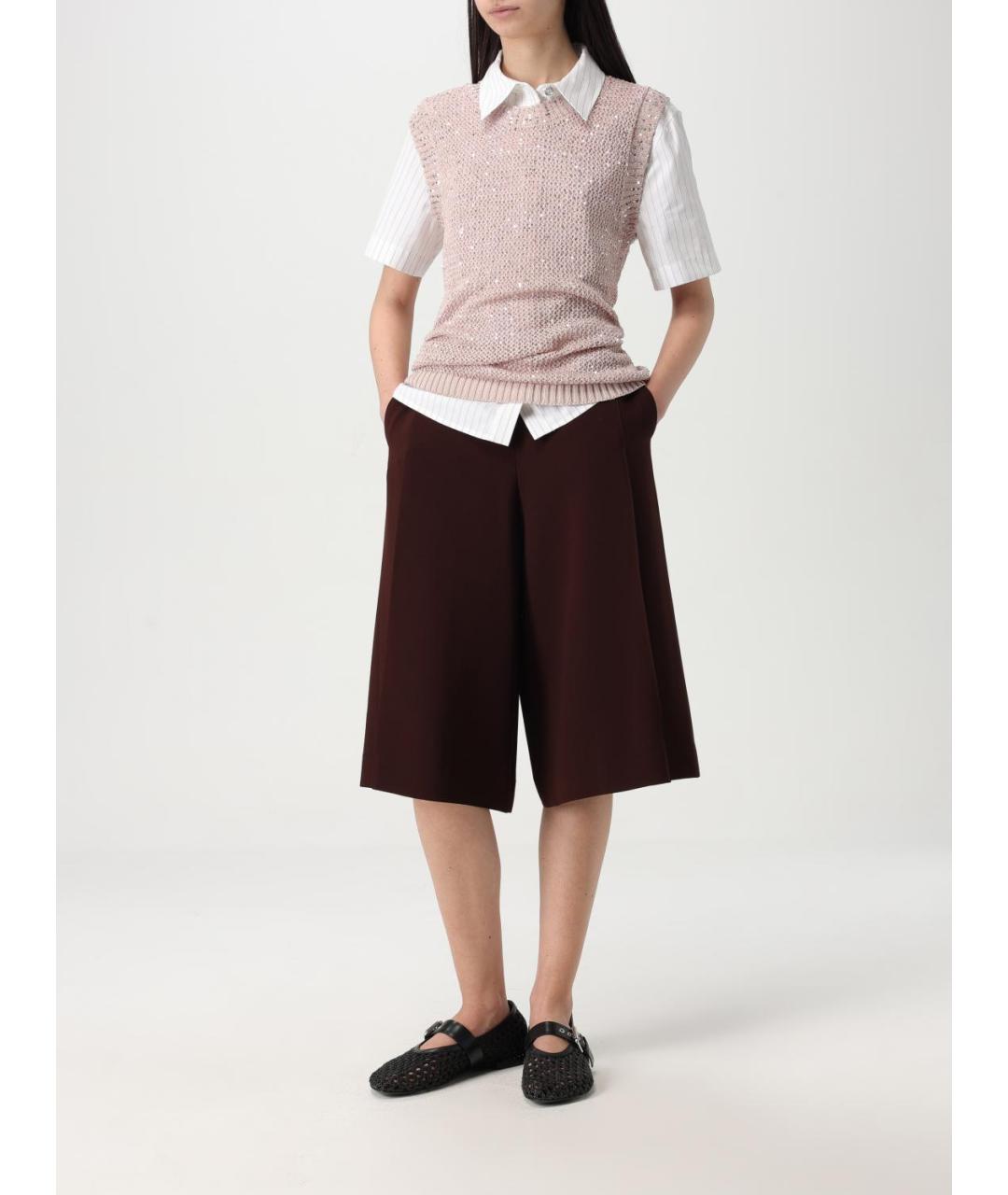 GOLDEN GOOSE DELUXE BRAND Розовая жилетка, фото 3