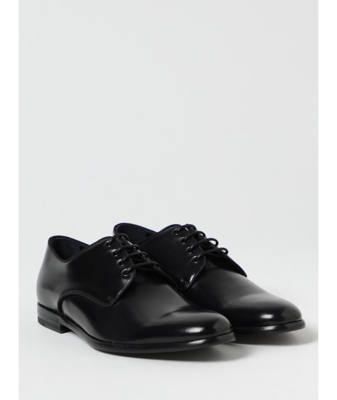 DOLCE&GABBANA Черные туфли из лакированной кожи, фото 2