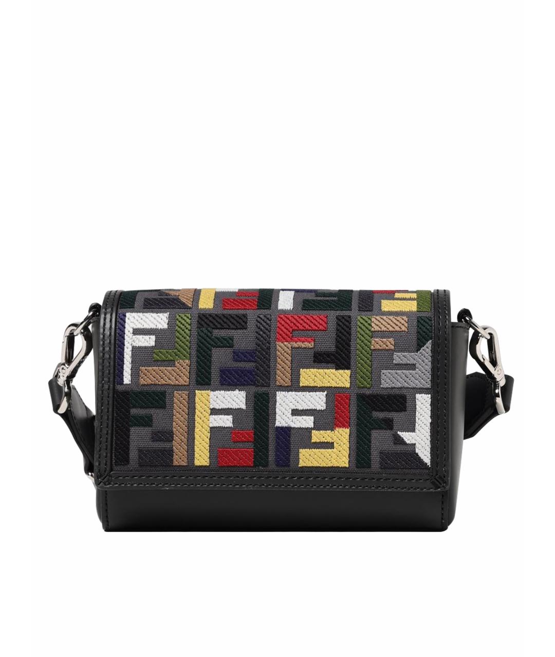 FENDI Мульти жаккардовая сумка на плечо, фото 1