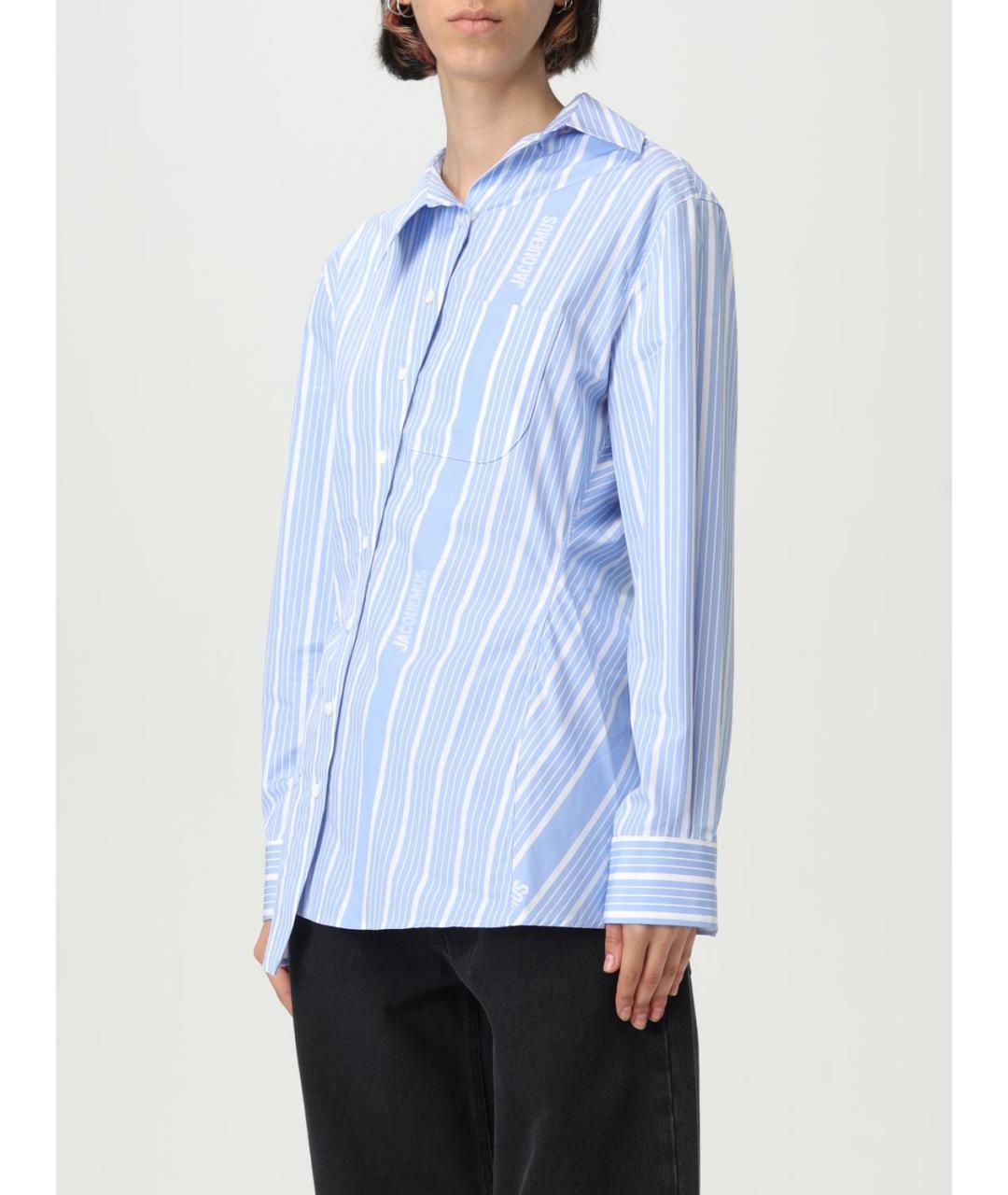JACQUEMUS Синяя рубашка, фото 5