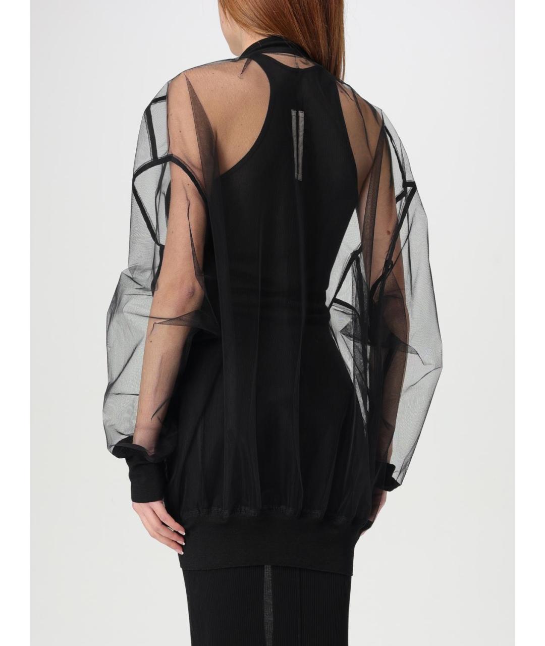 RICK OWENS Черная куртка, фото 4
