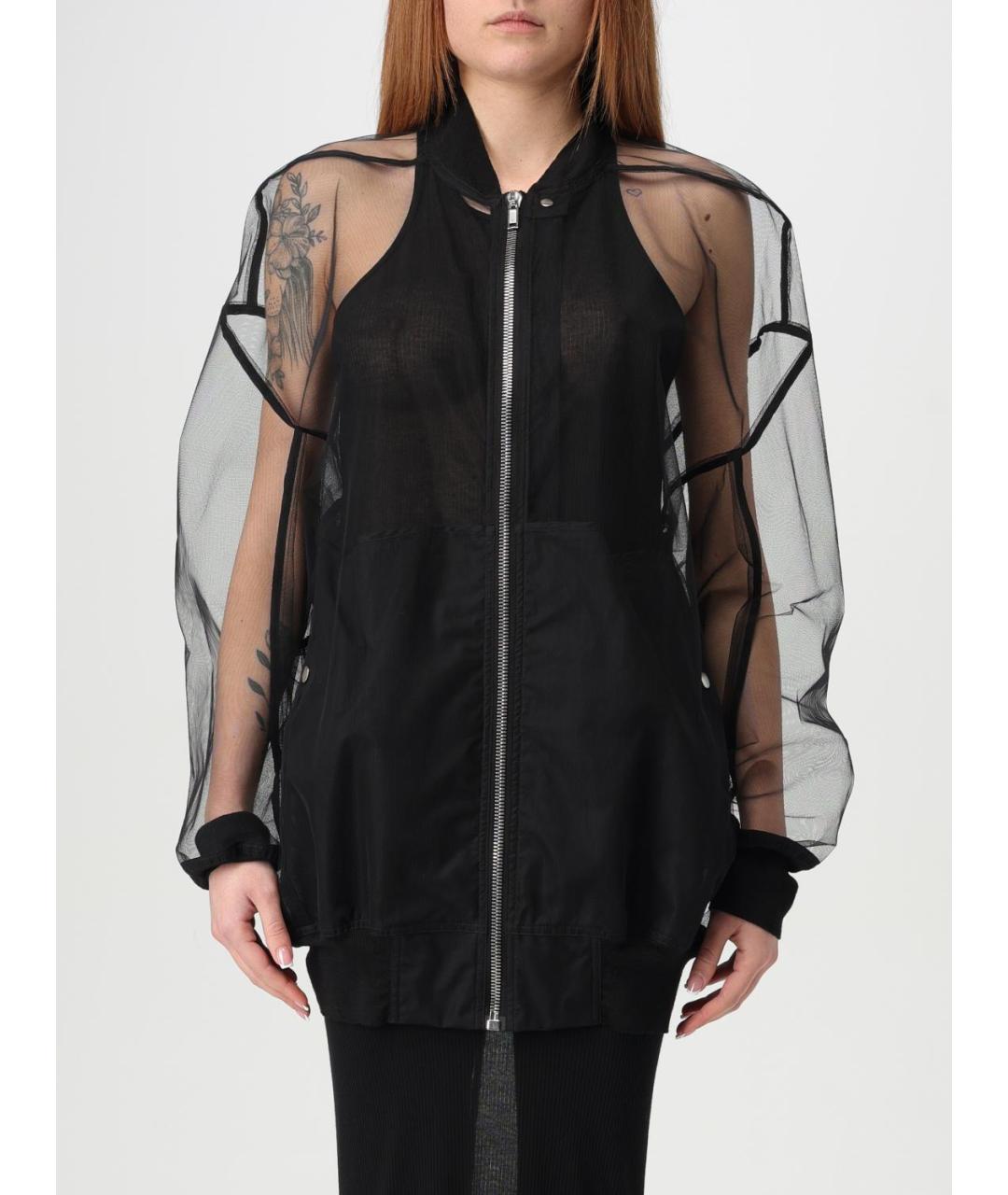 RICK OWENS Черная куртка, фото 2