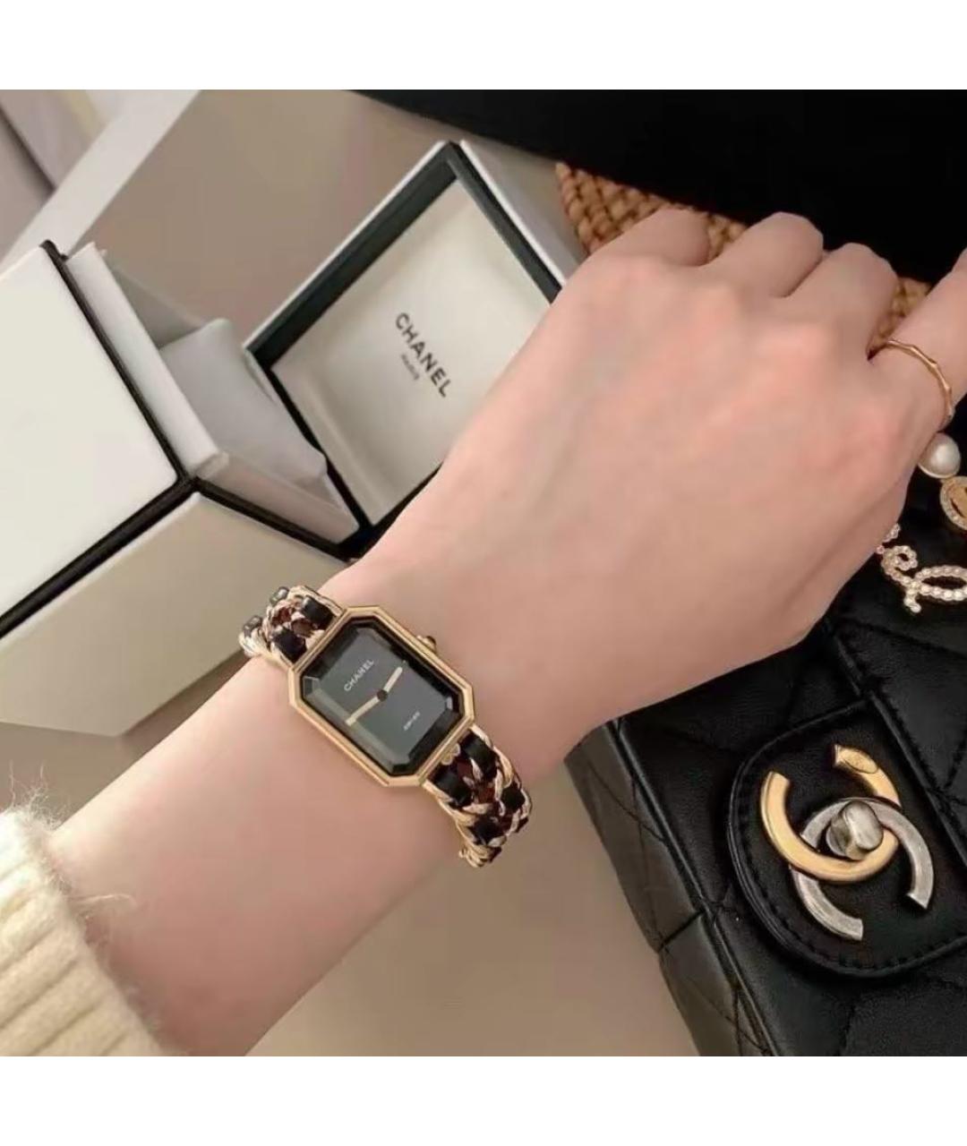 CHANEL Черные часы, фото 6