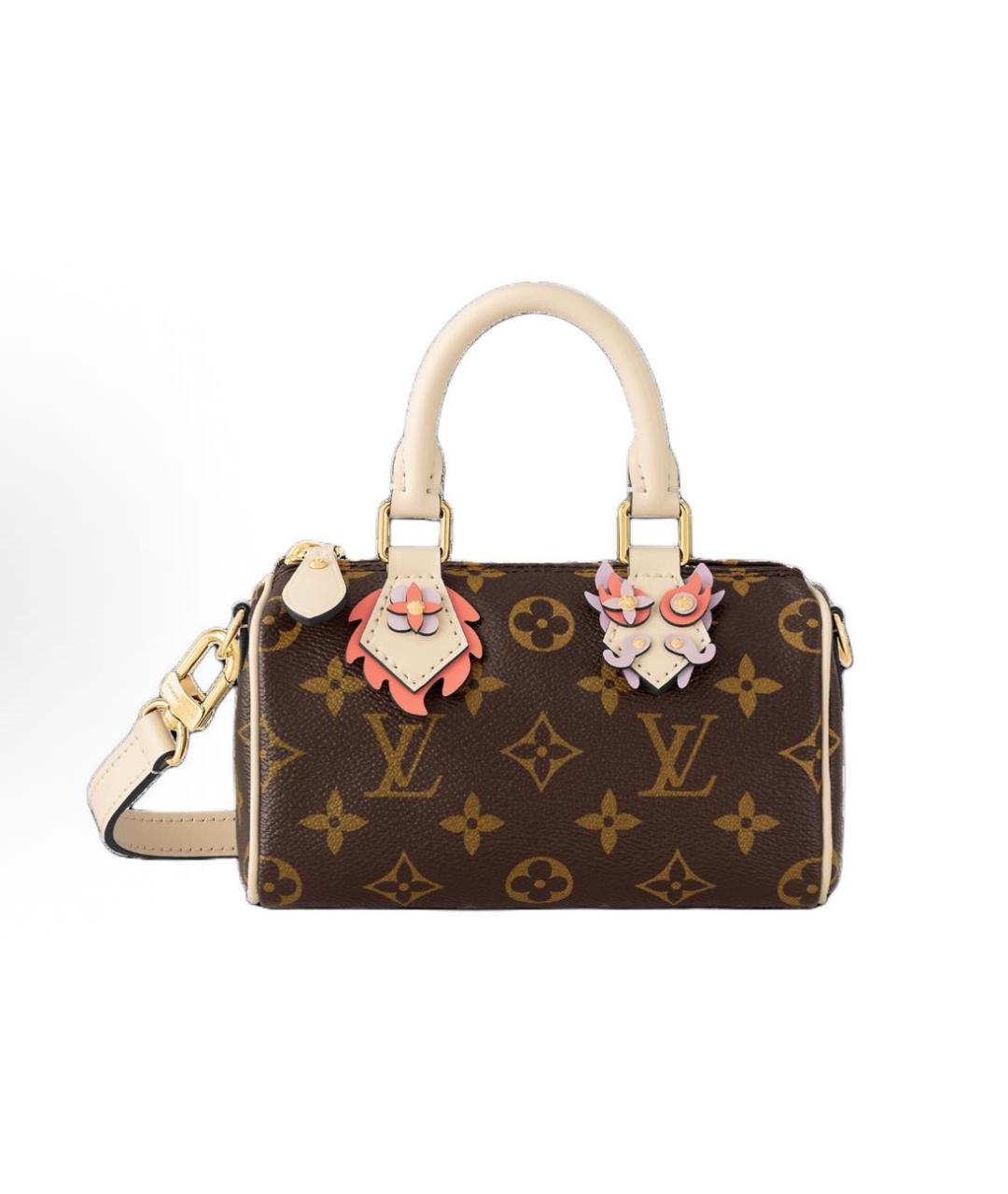 LOUIS VUITTON Коричневая сумка через плечо, фото 5