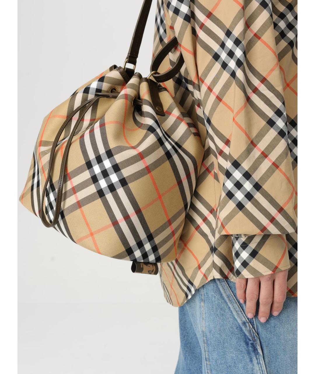 BURBERRY Бежевая сумка тоут, фото 2