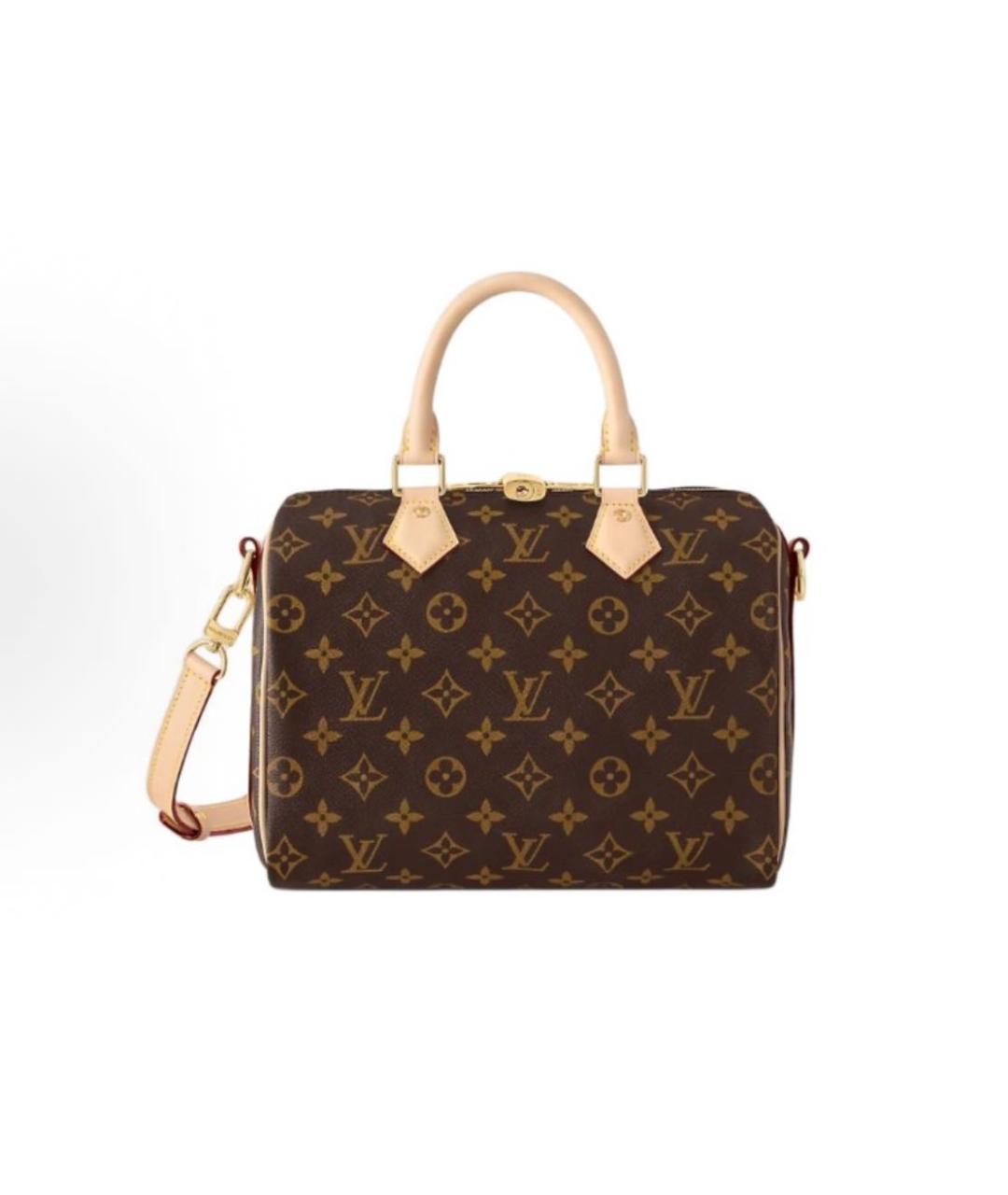 LOUIS VUITTON Коричневая сумка с короткими ручками, фото 4
