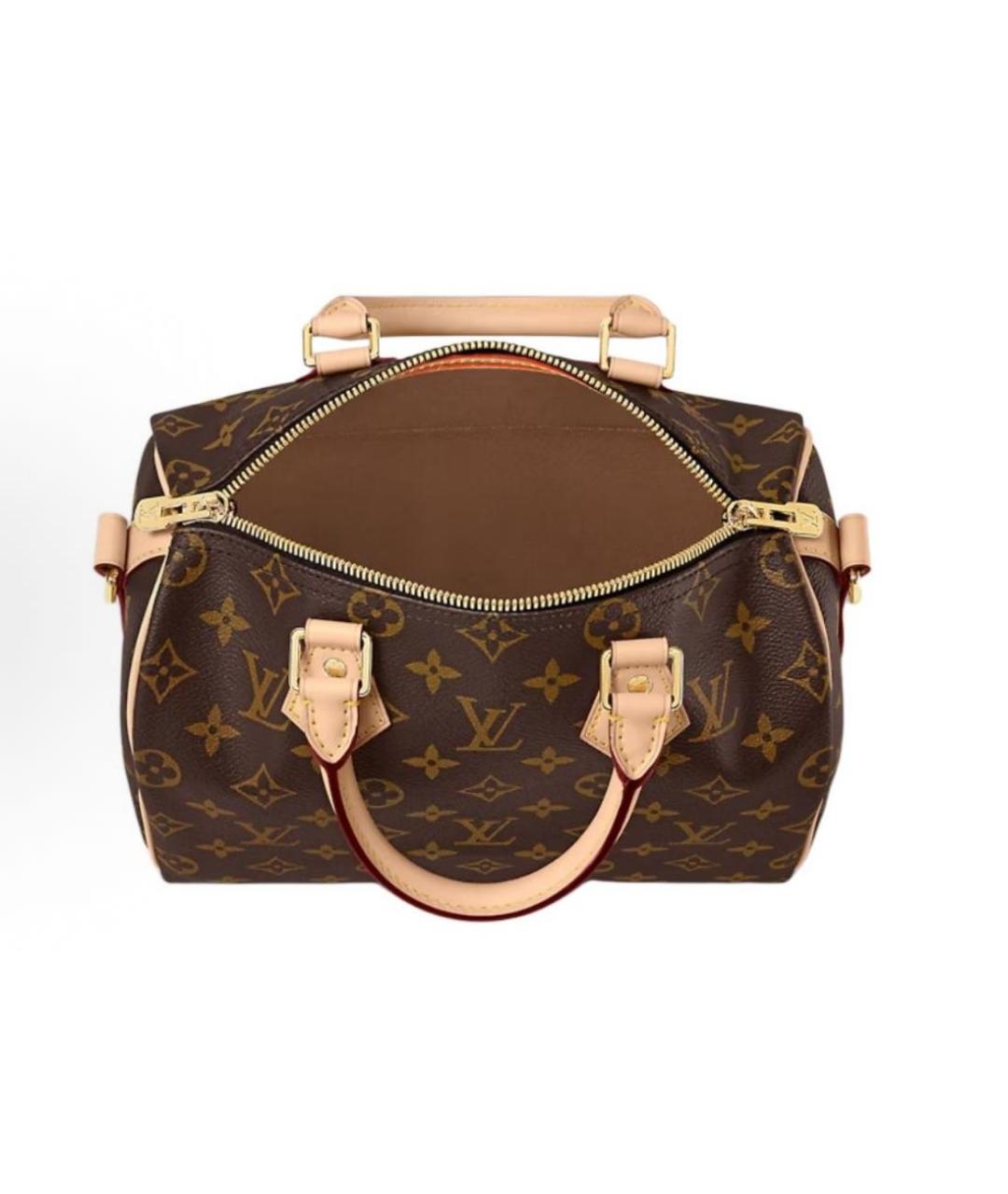 LOUIS VUITTON Коричневая сумка с короткими ручками, фото 3