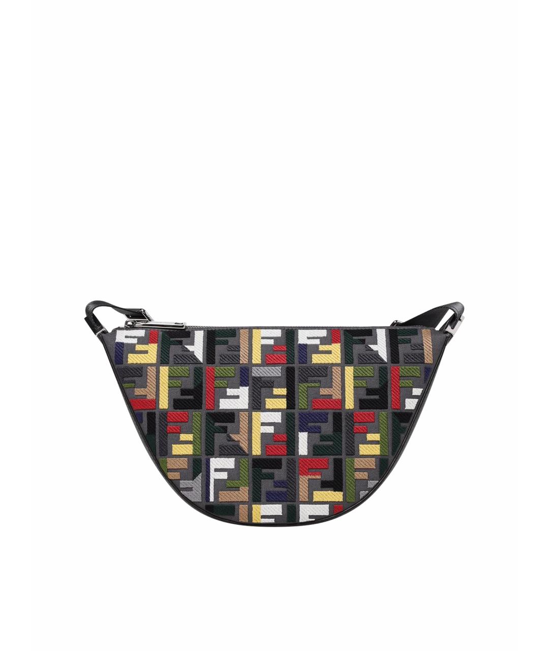 FENDI Мульти жаккардовая сумка на плечо, фото 1