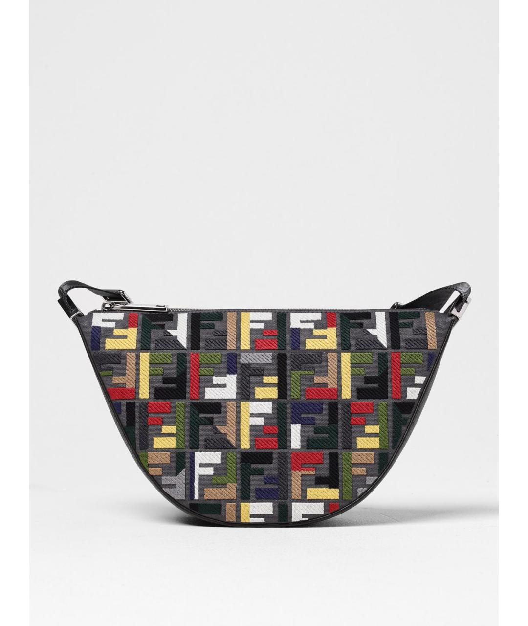 FENDI Мульти жаккардовая сумка на плечо, фото 6