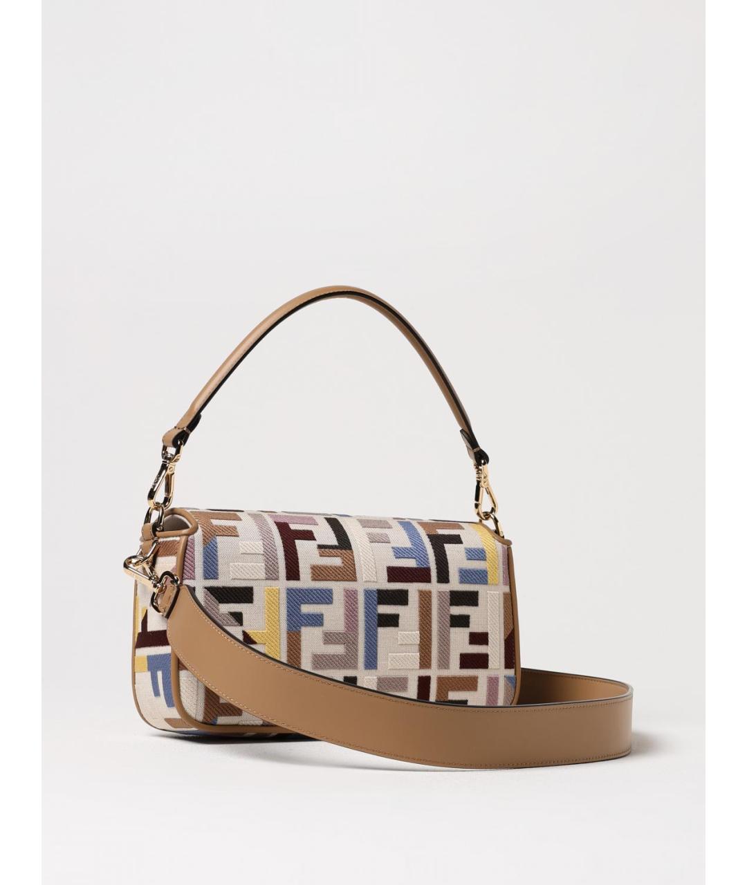 FENDI Мульти жаккардовая сумка через плечо, фото 3