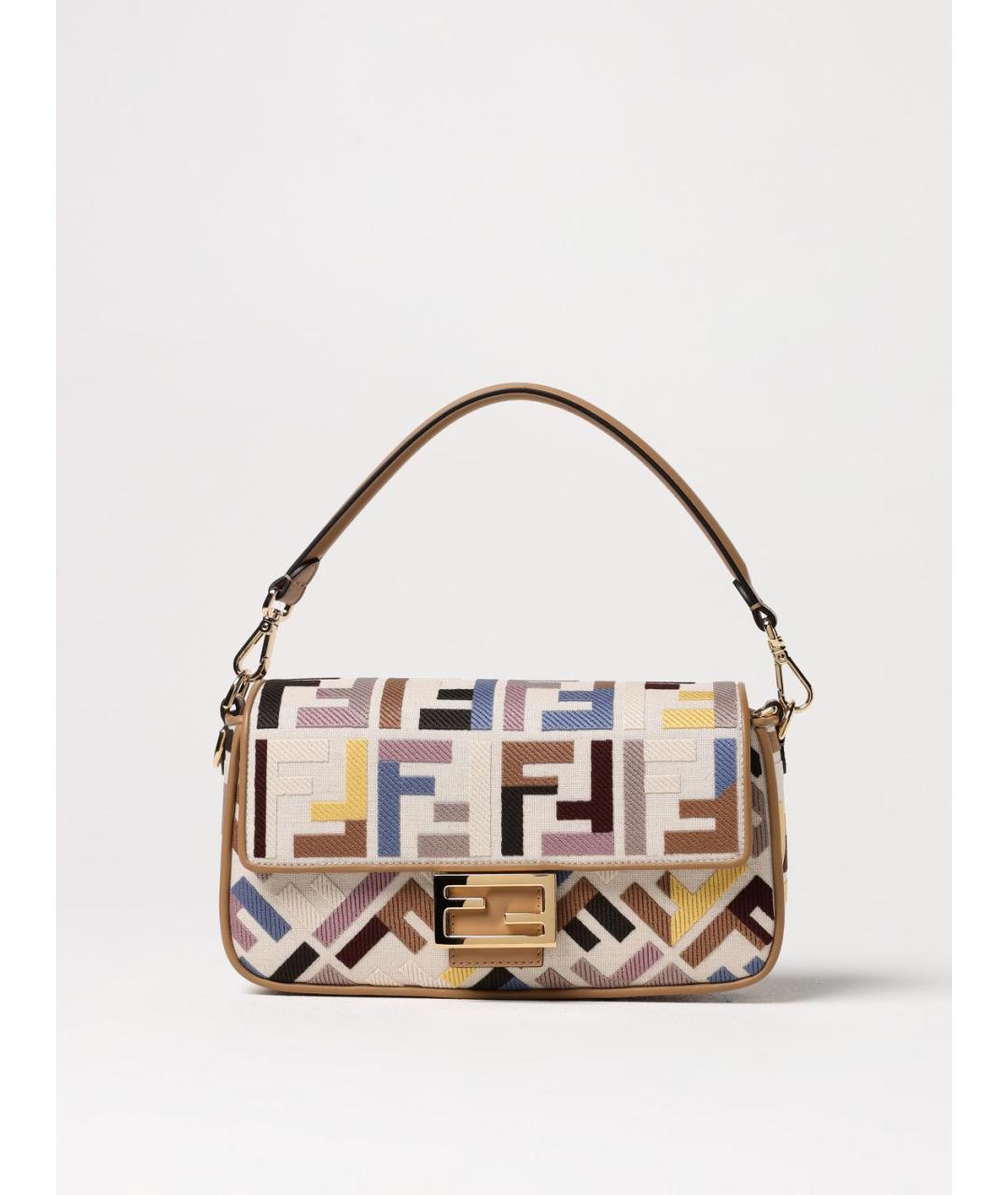 FENDI Мульти жаккардовая сумка через плечо, фото 6