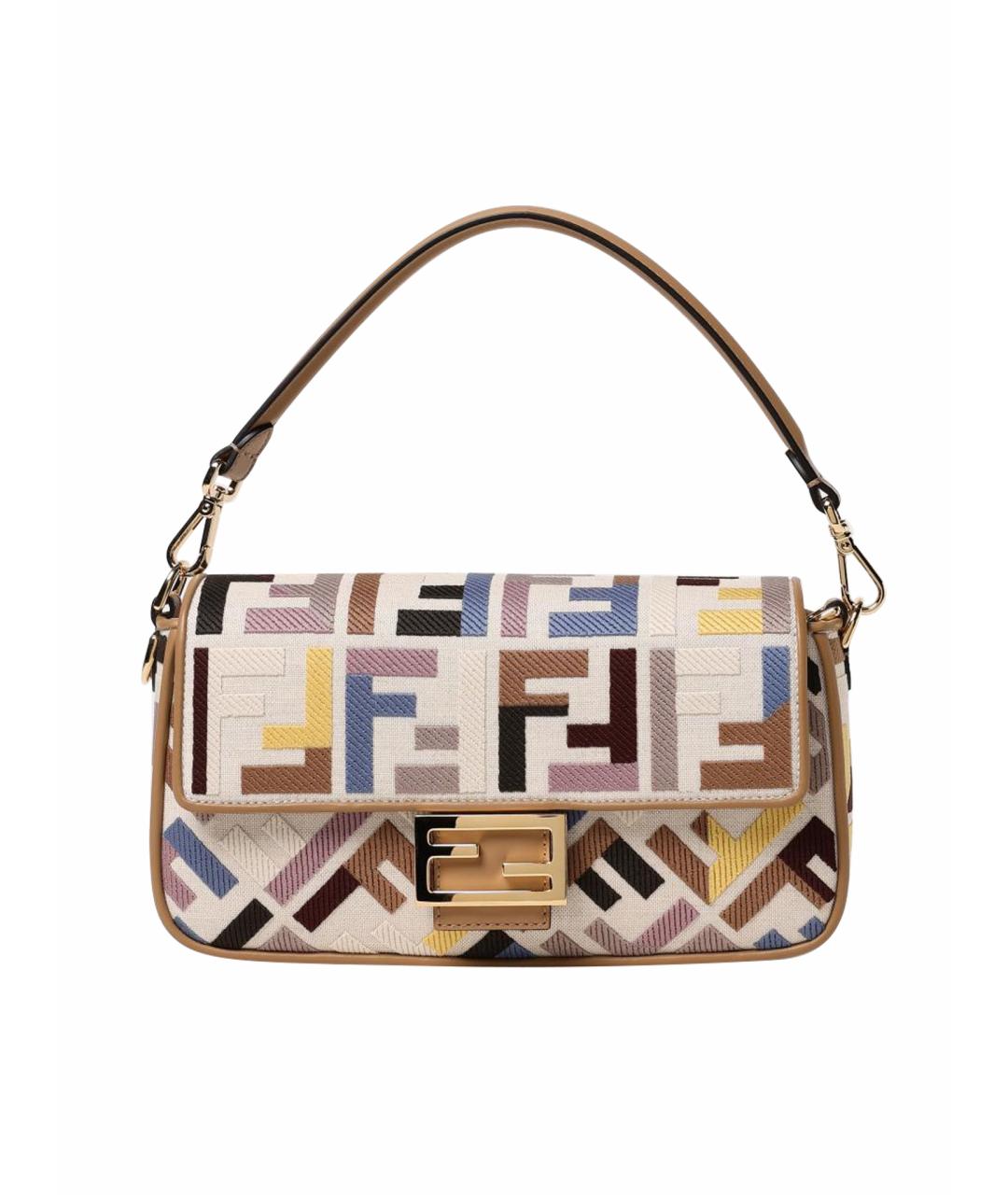 FENDI Мульти жаккардовая сумка через плечо, фото 1