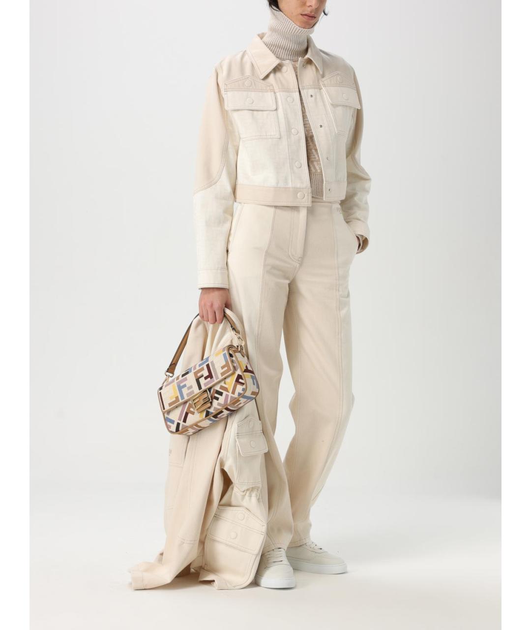 FENDI Мульти жаккардовая сумка через плечо, фото 2