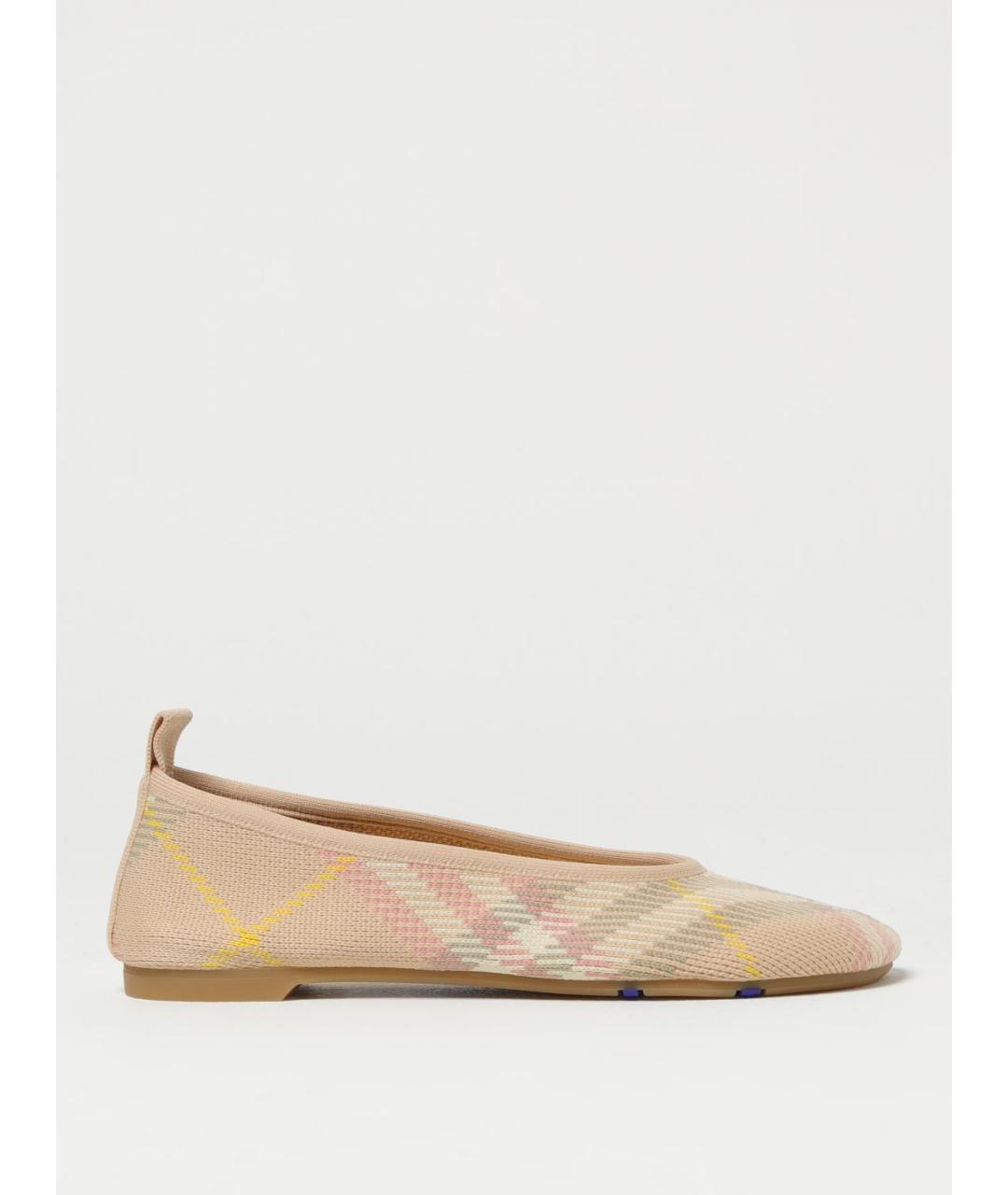 BURBERRY Белые балетки, фото 5
