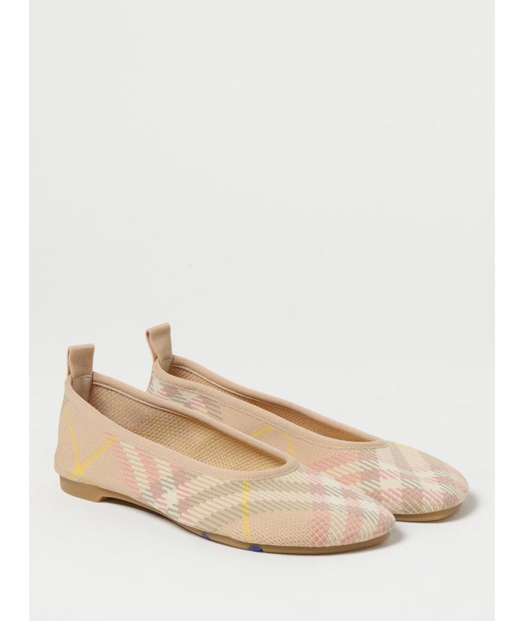 BURBERRY Белые балетки, фото 2