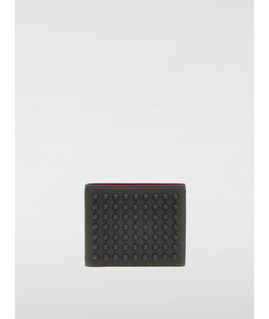 CHRISTIAN LOUBOUTIN Серый кошелек, фото 4