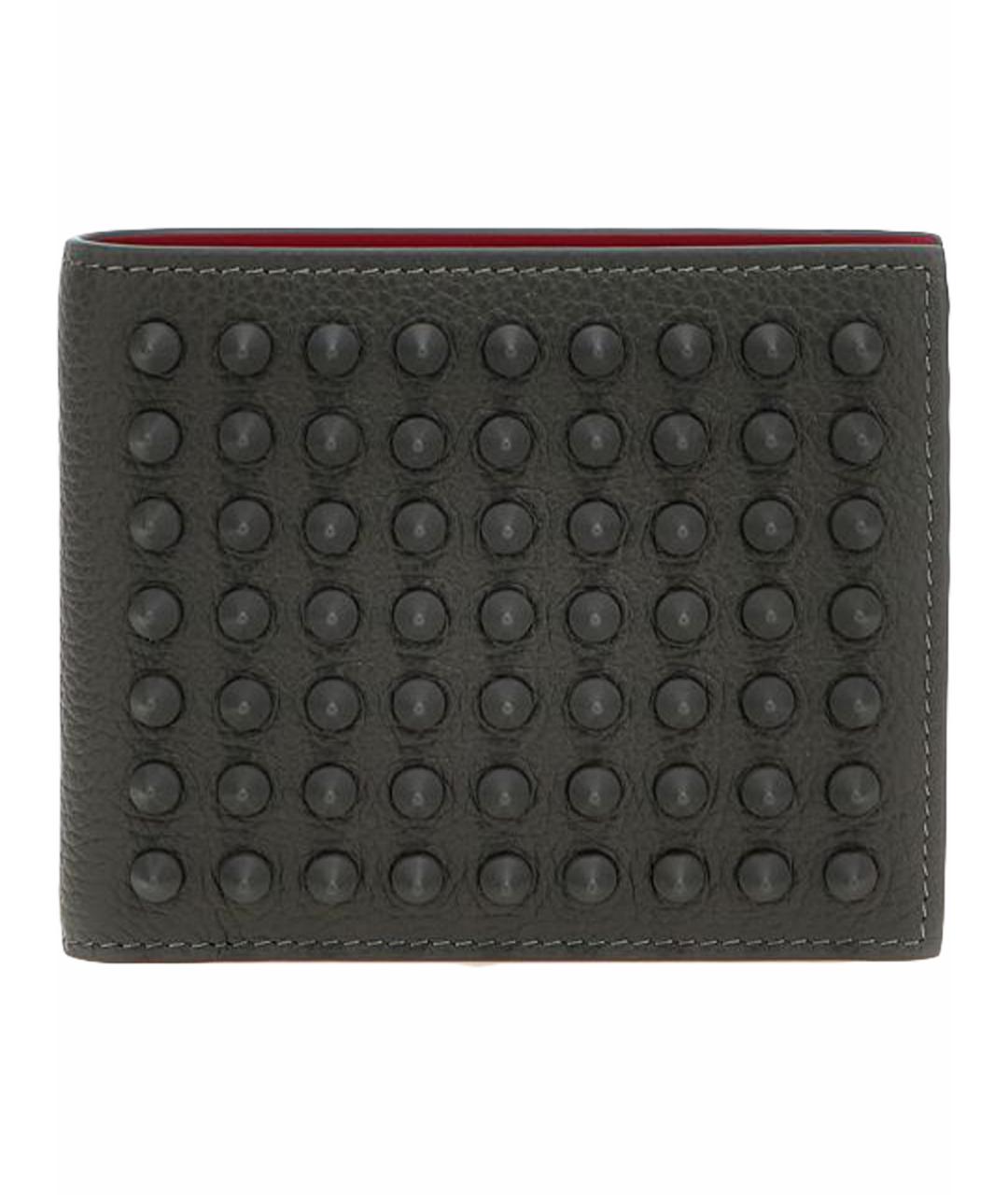 CHRISTIAN LOUBOUTIN Серый кошелек, фото 1