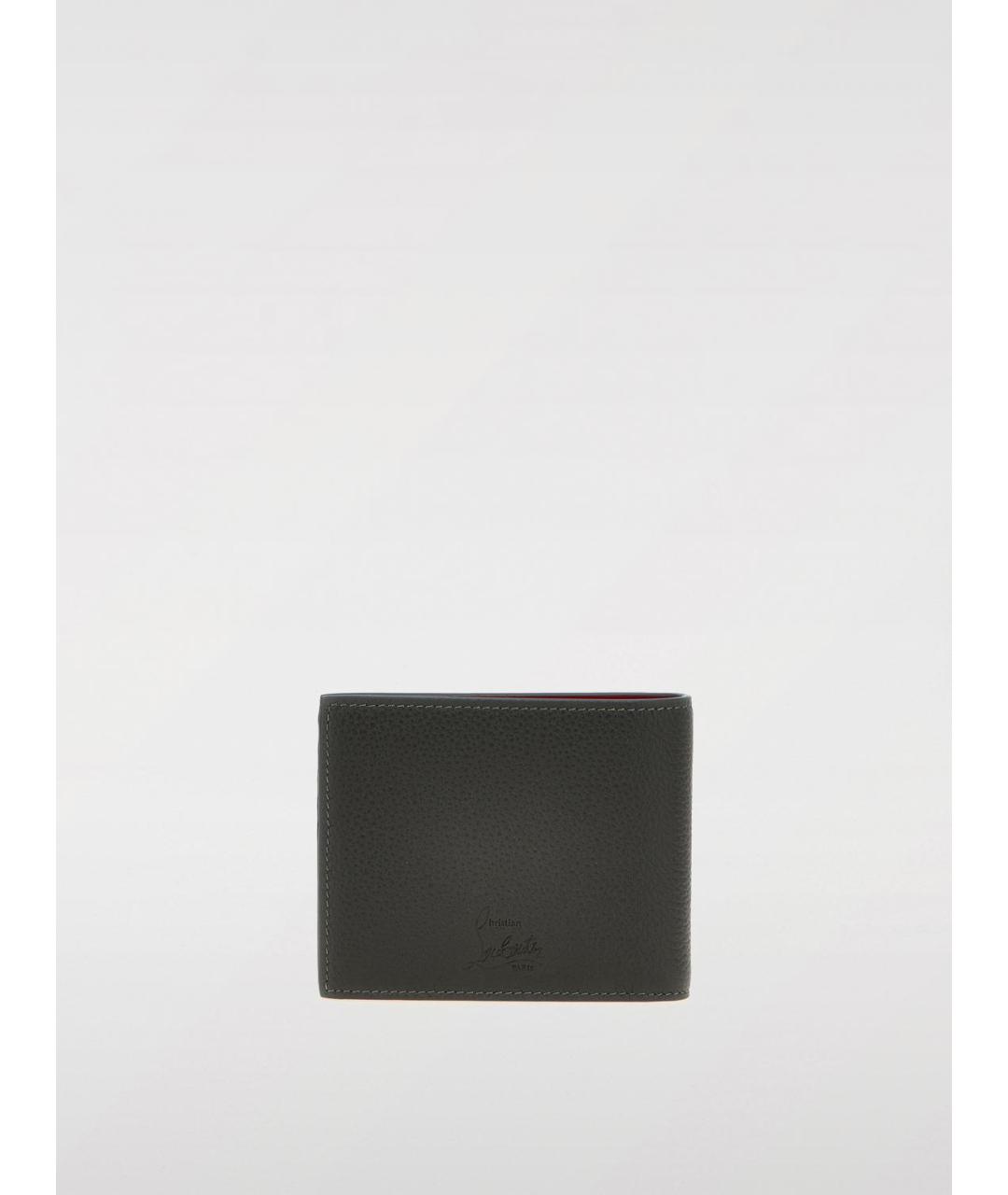 CHRISTIAN LOUBOUTIN Серый кошелек, фото 3