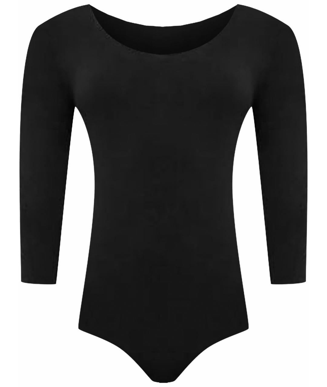 WOLFORD Черное вискозное боди, фото 1