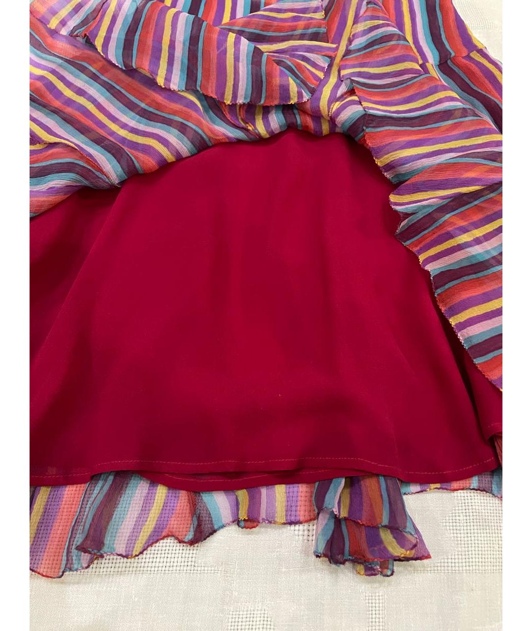 ETRO Мульти шифоновая юбка мини, фото 5