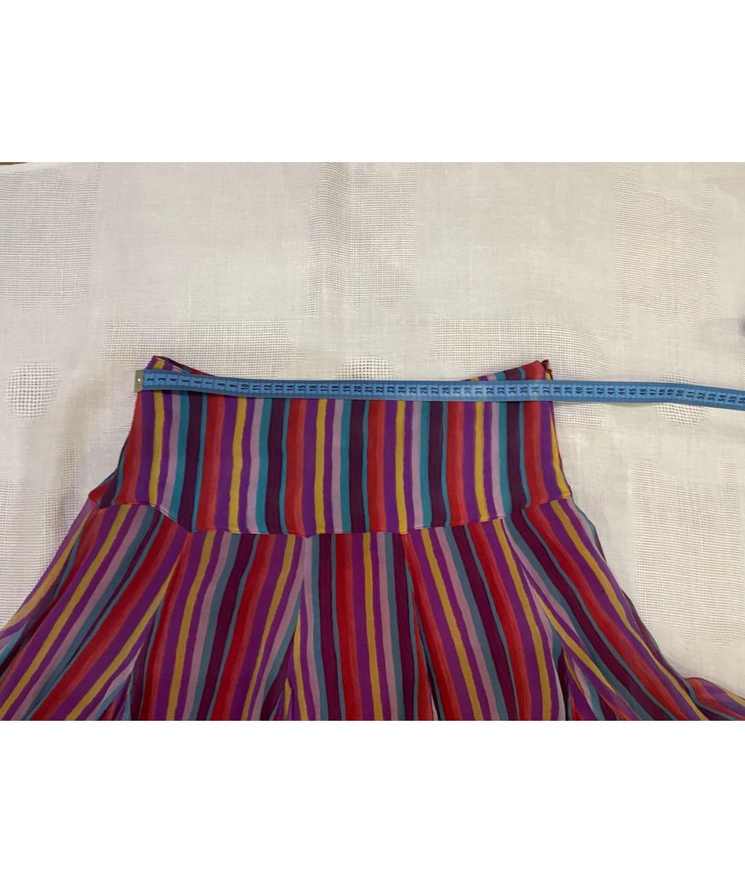 ETRO Мульти шифоновая юбка мини, фото 3