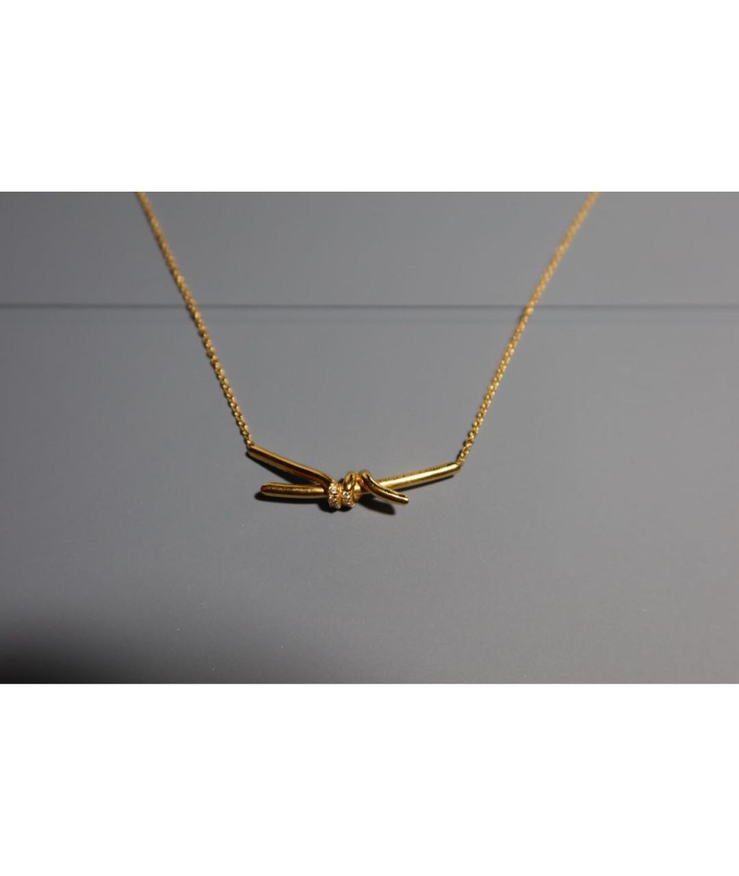 TIFFANY&CO Золотая подвеска из желтого золота, фото 5
