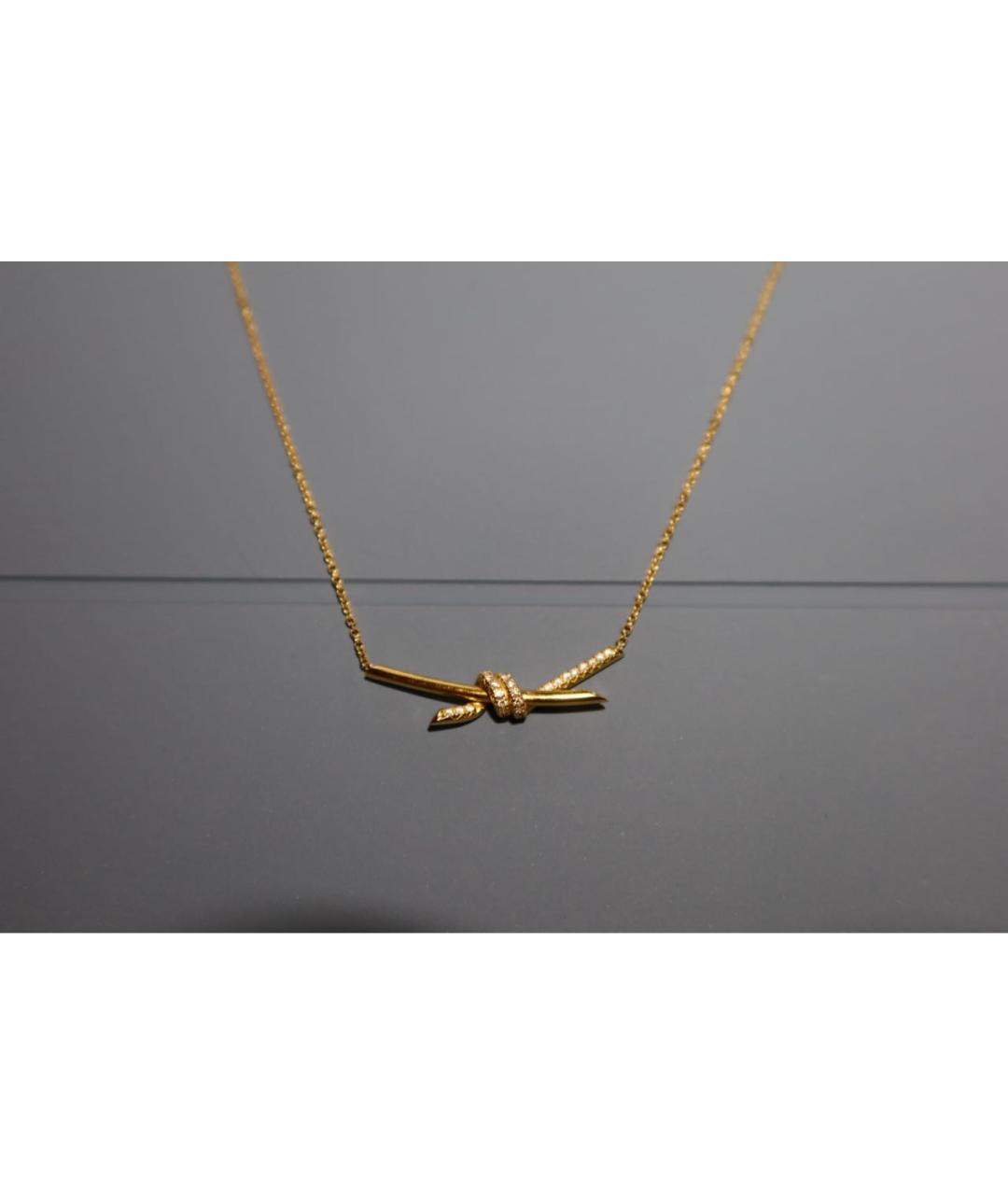 TIFFANY&CO Золотая подвеска из желтого золота, фото 4
