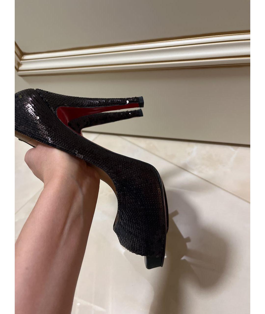 CHRISTIAN LOUBOUTIN Черные туфли, фото 3