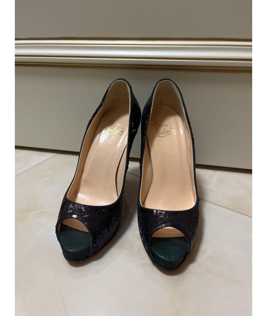 CHRISTIAN LOUBOUTIN Черные туфли, фото 2