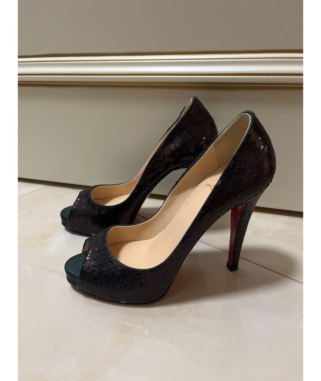 CHRISTIAN LOUBOUTIN Черные туфли, фото 7