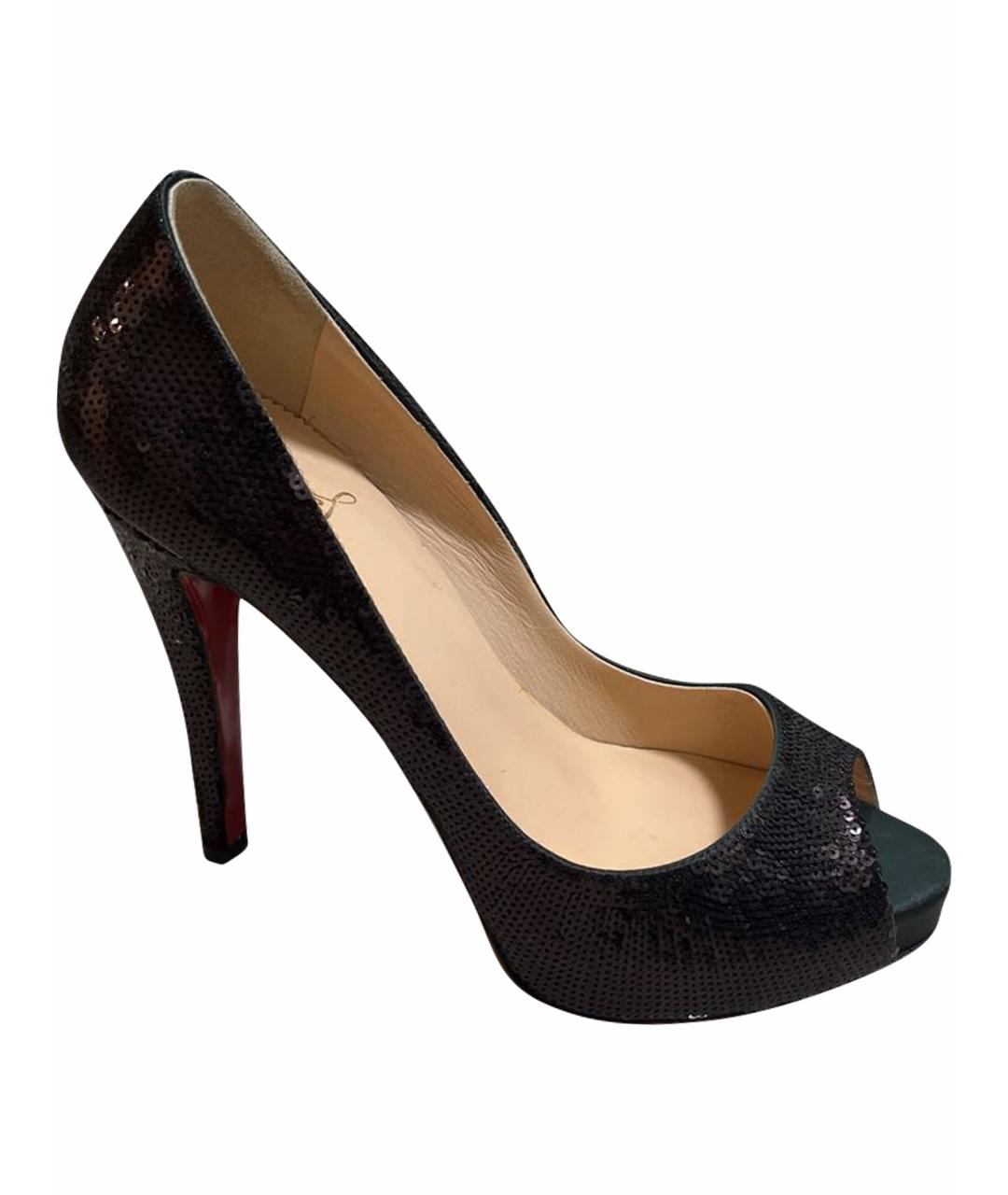CHRISTIAN LOUBOUTIN Черные туфли, фото 1
